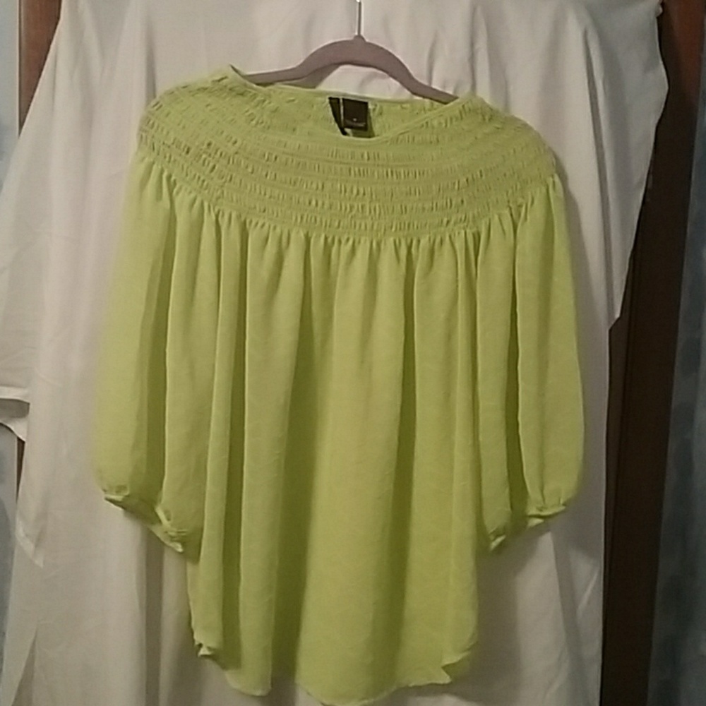 Lime green summer shirt